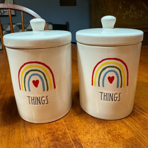 Rae Dunn Canister/Organizer Pieces
❤️🧡💛💚🩵💜 - Picture 4 of 4